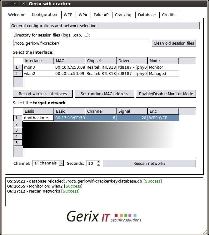 Wifi Brute Force Program